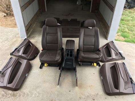 BMW X5 E70 SEAT SET FRONT REAR LEATHER TOBACCO BROWN SEATS 7PC MEMORY HEAT POWER - PARTS LINK ENT