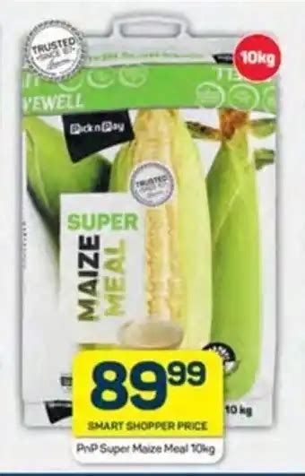 Pnp Super Maize Meal Kg Offer At Pick N Pay Liquor