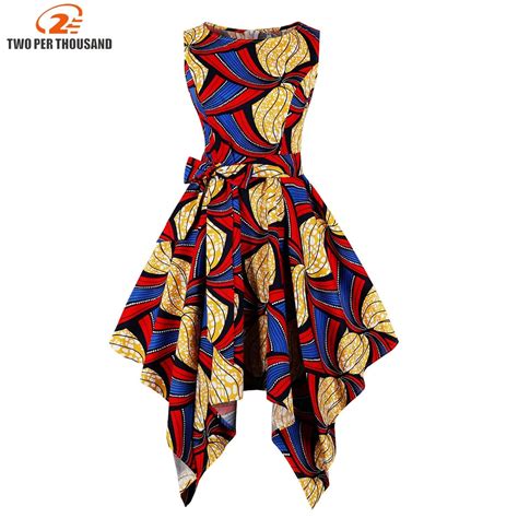 S 4XL Plus Size African Dresses For Women Africa Clothing Asymmetrical Dress Middle East Dashiki ...