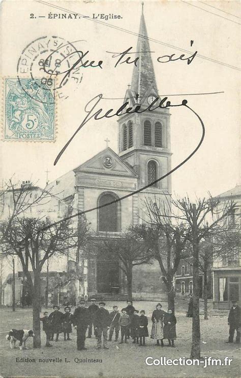 CPA FRANCE 93 Epinay L église 93 seine saint denis autres