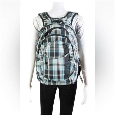 Dakine Bags Dakine Plaid Unisex Blue Grey Backpack Poshmark