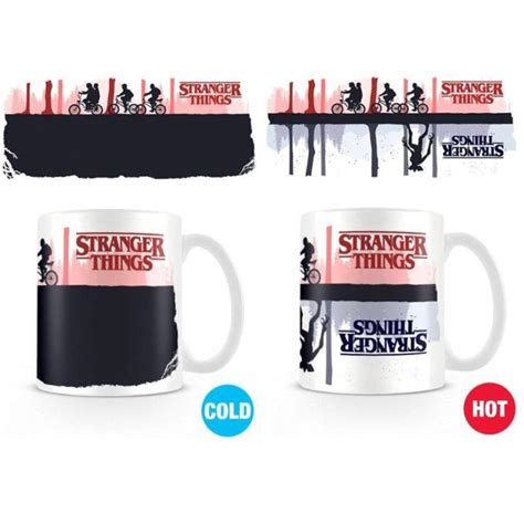 Stranger Things Upside Down Värmeväxlande Mugg Merch