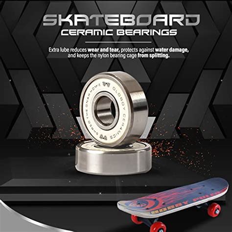 Oldboy Ceramic Skateboard Bearings Set Of 8 Bearings For Skateboards