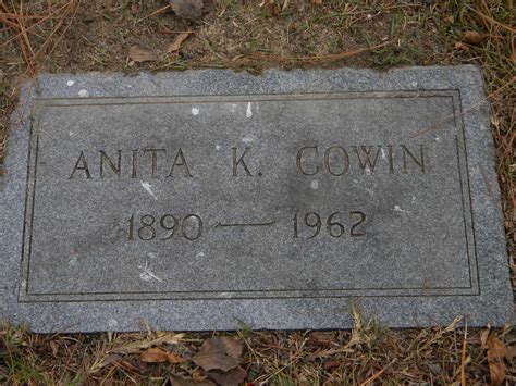 Anita Vere Kingsley Cowin 1890 1962 Find A Grave Memorial