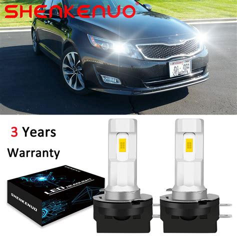 Combo H B Led Headlight Low Beam Bulbs For Kia Optima Forte