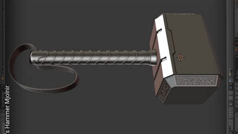 Modeling The Hammer Of Thor In Blender The D Modeling Network