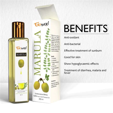 Buy Go Woo Pure Marula Carrier Oil Before Or After Moisturizer