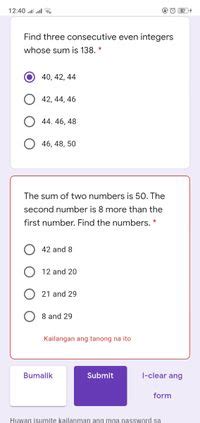 Answered Find Three Consecutive Even Integers Bartleby