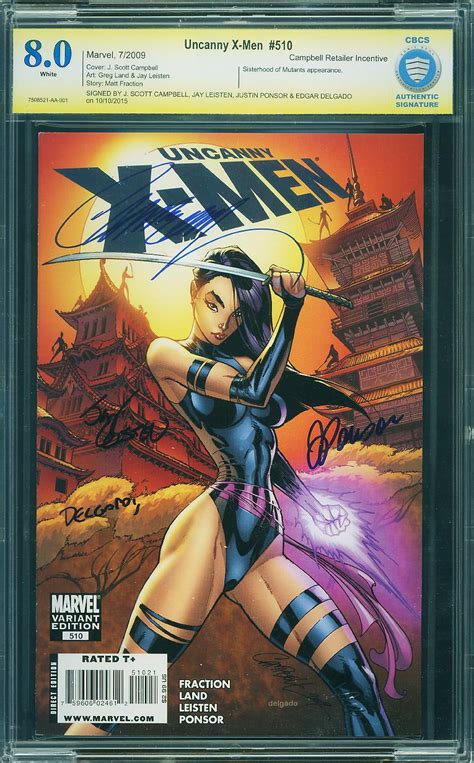 Uncanny X Men Comic Book Sale Cbcs Vf Cbcs Authentic Signature