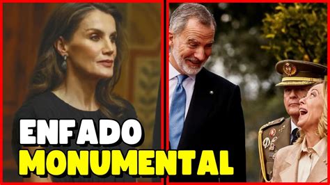 Enfado Monumental De Letizia Ortiz Por El Pol Mico Gesto De Felipe En