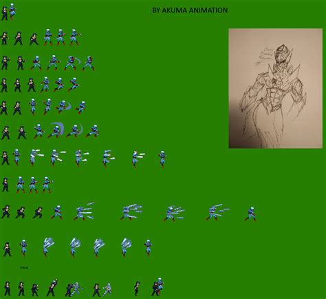 Jojo Sprites Crazy Daimond Requiem Jus Sheet By Akuma Animation098 On