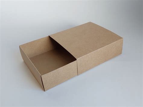 Cajas Kraft Deslizantes D X X Cajas Tipo Deslizantes