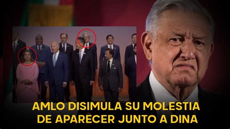 Amlo Disimula Su Molestia Tras Tomarse Foto Con Dina Boluarte Dese