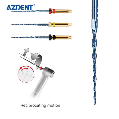 Azdent Reciprocating Blue Heat Activated Niti Dental Rotary Root Canal