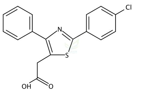 224 氯苯基 4 苯基噻唑 5 基乙酸 2 24 Chlorophenyl 4 Phenyl 13 Thiazol 5 Yl