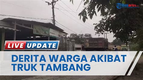 Derita Warga Rumpin Bogor Akibat Truk Tambang Keluhkan Polusi Hingga