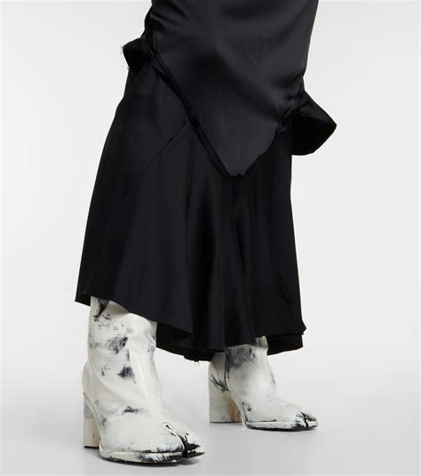 Maison Margiela Tabi Knee High Leather Boots Maison Margiela