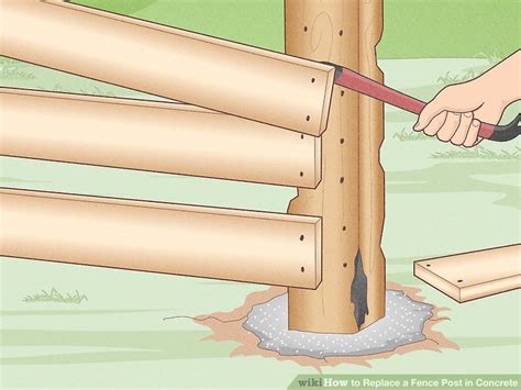 How To Replace A Fence Post In Concrete Steps With Pictures