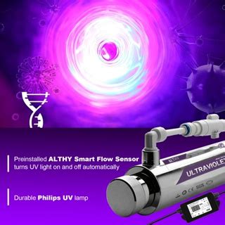 Althy Uv Water Sterilizer System Uv Tube Lamp Ultraviolet Light