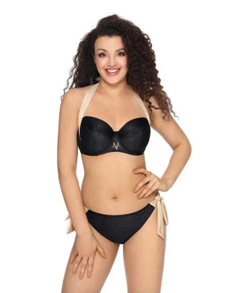 Reggiseno Bikini Costume Da Bagno Taglie Forti Laminato Con Coppe E