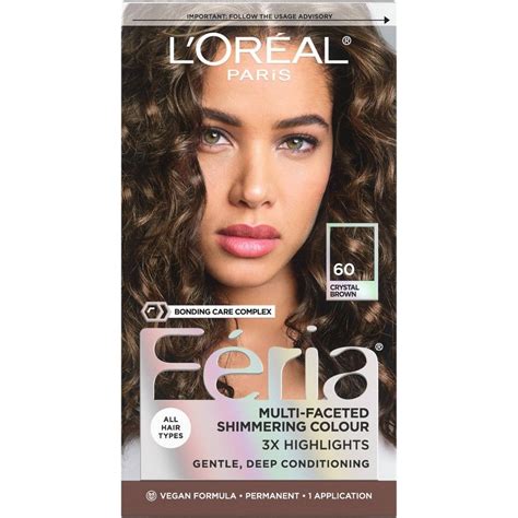 L Oreal Paris Feria Multi Faceted Shimmering Color 6 3 Fl Oz 60 Light Brown 1 Kit