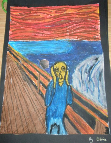 Art with Mrs Baker: Edvard Munch's The Scream-inspired artworks