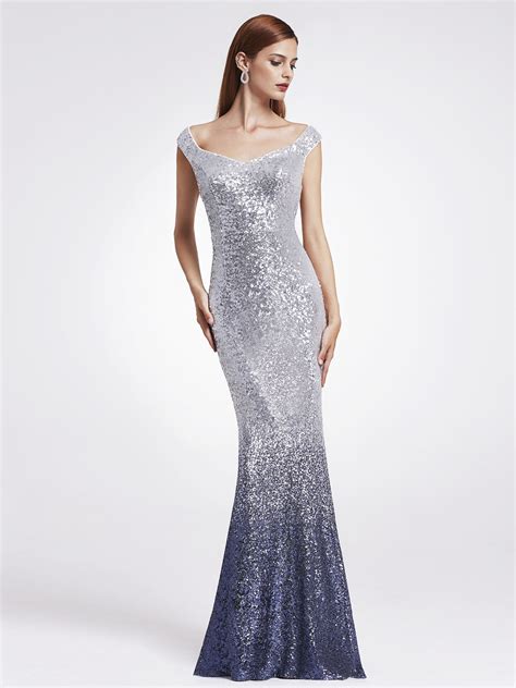 Ever Pretty Uk Sequins Bridesmaid Dresses Long Glitter Evening Party Gown 08999 Ebay