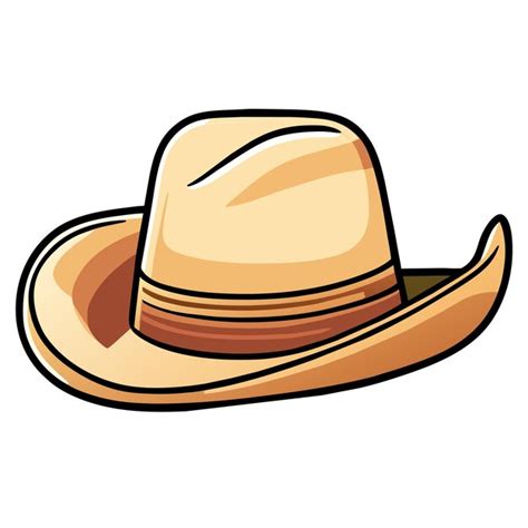 Sombrero De Peregrino En Estilo Doodle Aislado Sobre Fondo Blanco Icono