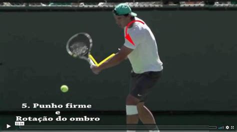 Backhand 1 Mão Avançado Biomecânica Newton Tenis