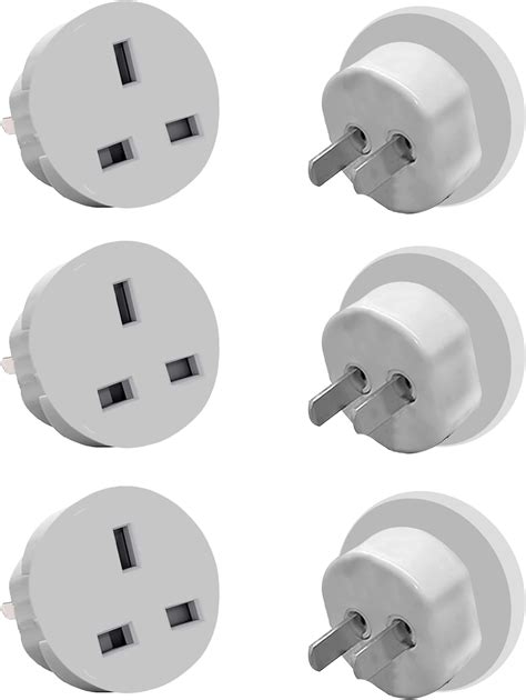3 USA Travel Adapter,UK to USA Plug Adapter,Travel Adaptor, UK to US