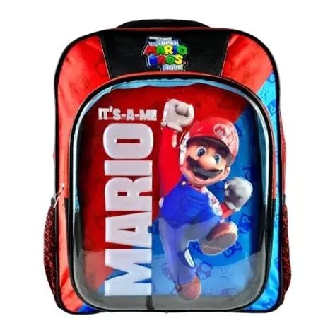 Mochila Ruz Primaria Mario Bros 3d Envío gratis