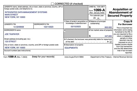 Form 1099-A (Complete Guide for 2024)