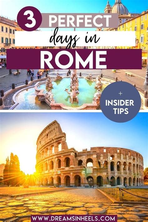 3 Days In Rome Itinerary Best Things To Do In Rome With Only 3 Days Artofit