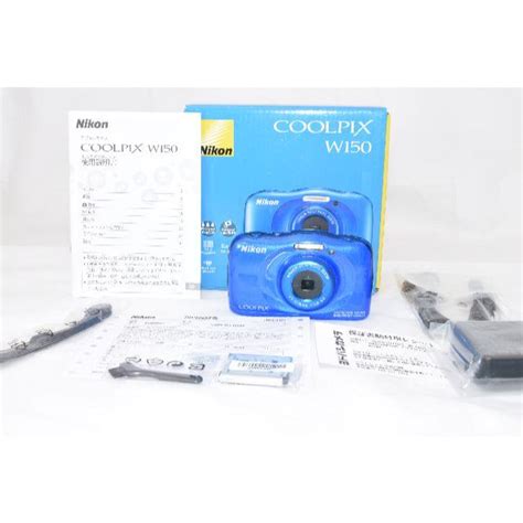 Nikon 綺麗な展示品nikon Coolpix W150 ブルー防水10m・耐衝撃②の通販 By ニモs Shop｜ニコンならラクマ