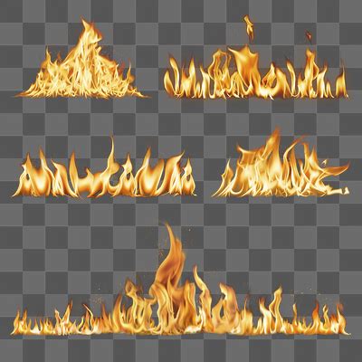 Realistic Fire Sprite Sheet