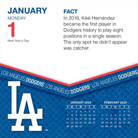 Free Dodgers Printable Schedule Year Season Printables For Everyone