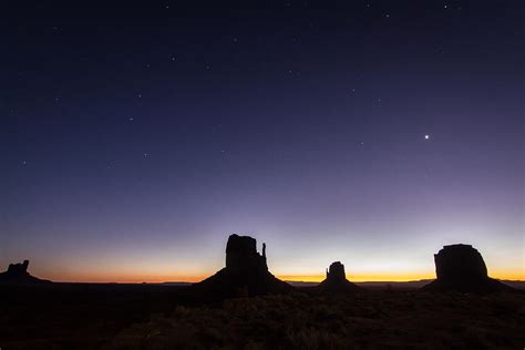 Monument Valley Silhouette Photograph by Don Lawrence - Fine Art America