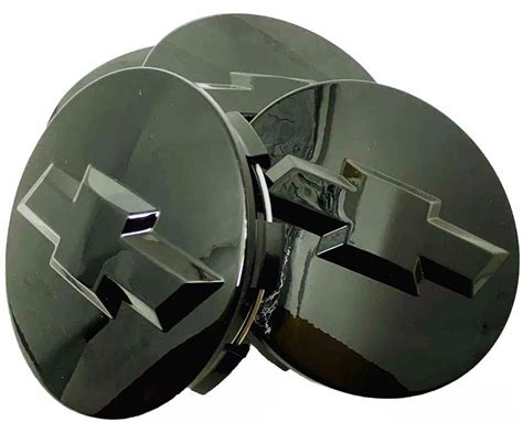 4 Chevy Center Hub Caps Black Gloss Tahoe Suburban Silverado 2014 2022 3 25 83mm Ebay