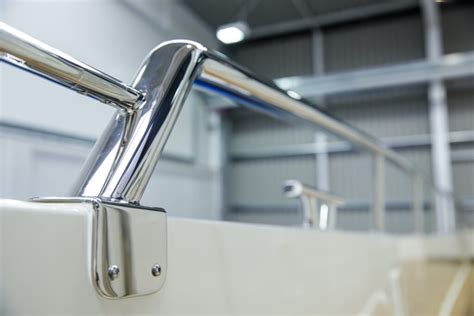 Stainless Steel Boat Rails Transform Motorboat Design Timeless Tube