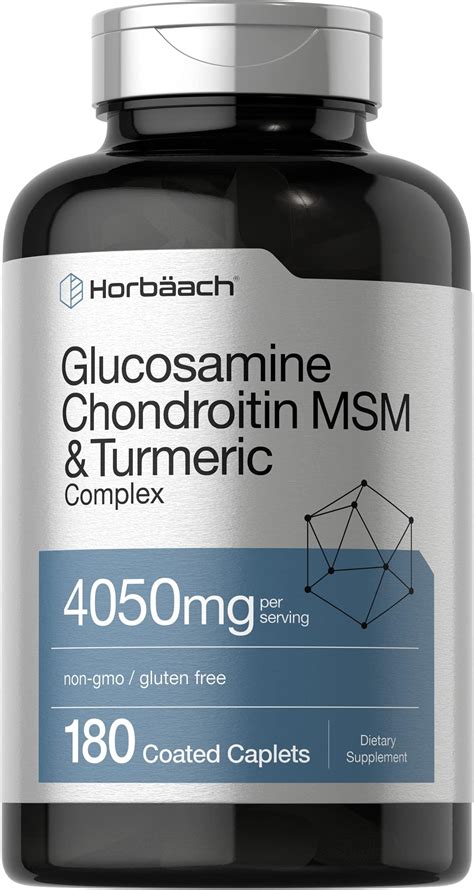 Amazon Horbäach Glucosamine Chondroitin with Turmeric MSM 4050