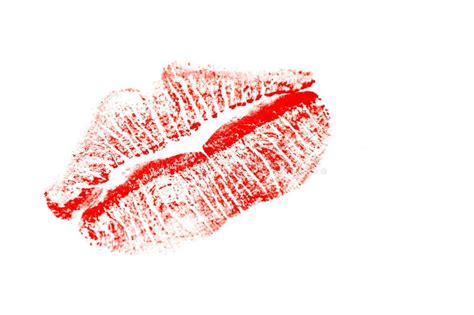 Red lipstick kiss stock image. Image of kiss, orange - 40013905