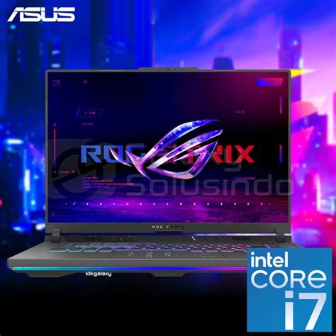 Jual Asus Rog Strix G16 G614ju I745j6g O Intel I7 13650hx 512gb Ssd 16gb Ddr5 Ram Rtx4050 6gb