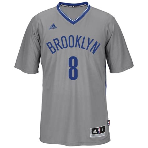 Men's Brooklyn Nets Deron Williams adidas Gray Player Swingman ...