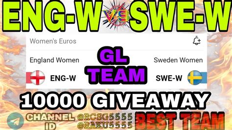 ENG W Vs SWE W Match Dream11 Team Preview Prediction GL Teams