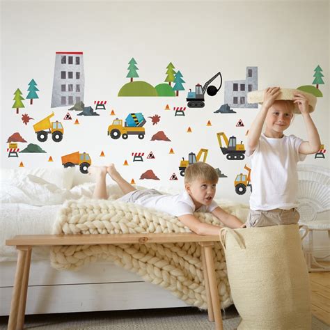 Construction Wall Sticker Pack | Stickerscape