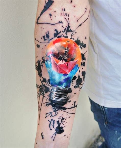 Light Bulb Journey tattoo | Best Tattoo Ideas Gallery