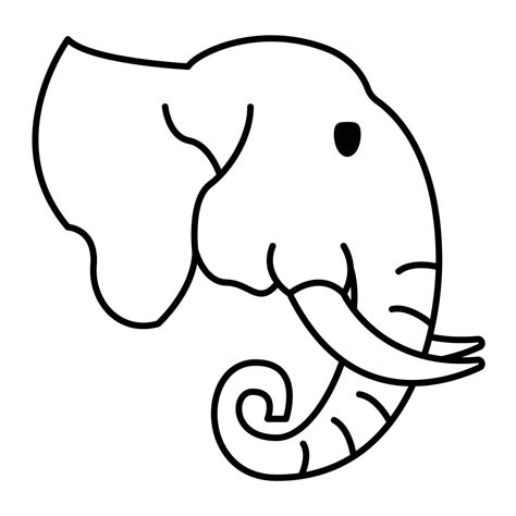 Dibujo De Elefante Para Colorear E Imprimir Dibujos Y Colores