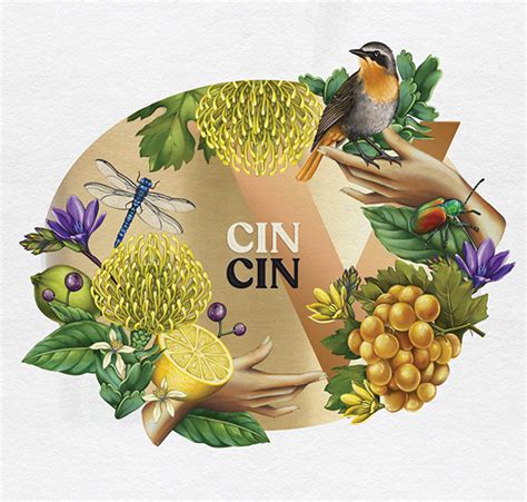 Cin Cin Champagne Label on Behance