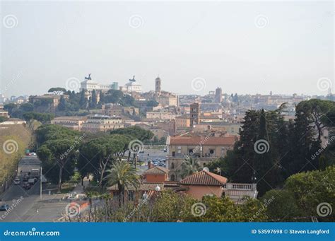 Rome From Aventine Hill Stock Photo Image Of Sabina 53597698