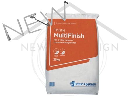 British Gypsum Thistle Multi Finish Plaster Kg Skim Plastering Walls